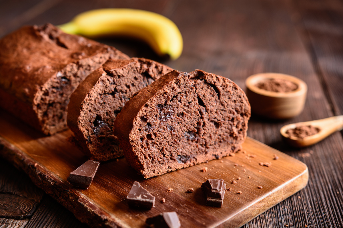 Chocolate banana bread